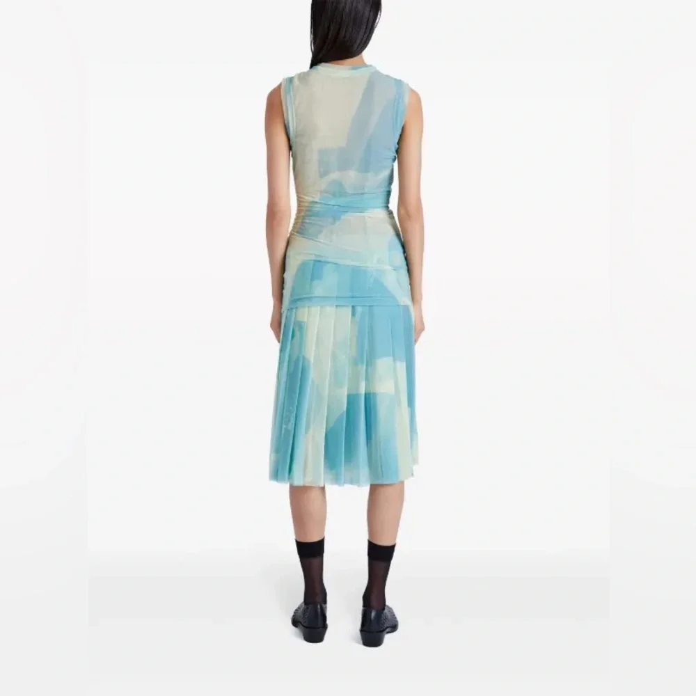 PROENZA SCHOULER Layered printed chiffon dress NWT - Picture 7 of 12